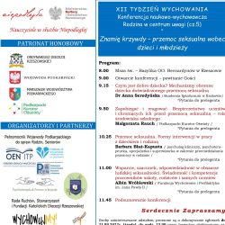 Konferencja naukowo-wychowawca „Znamię krzywdy – przemoc seksualna wobec dzieci i młodzieży”