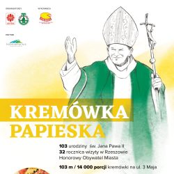 Kremówka Papieska – 103. urodziny św. Jana Pawła II